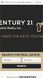 Mobile Screenshot of century21-bessette.com