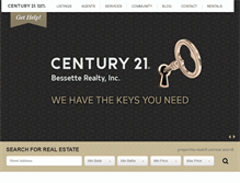 Tablet Screenshot of century21-bessette.com